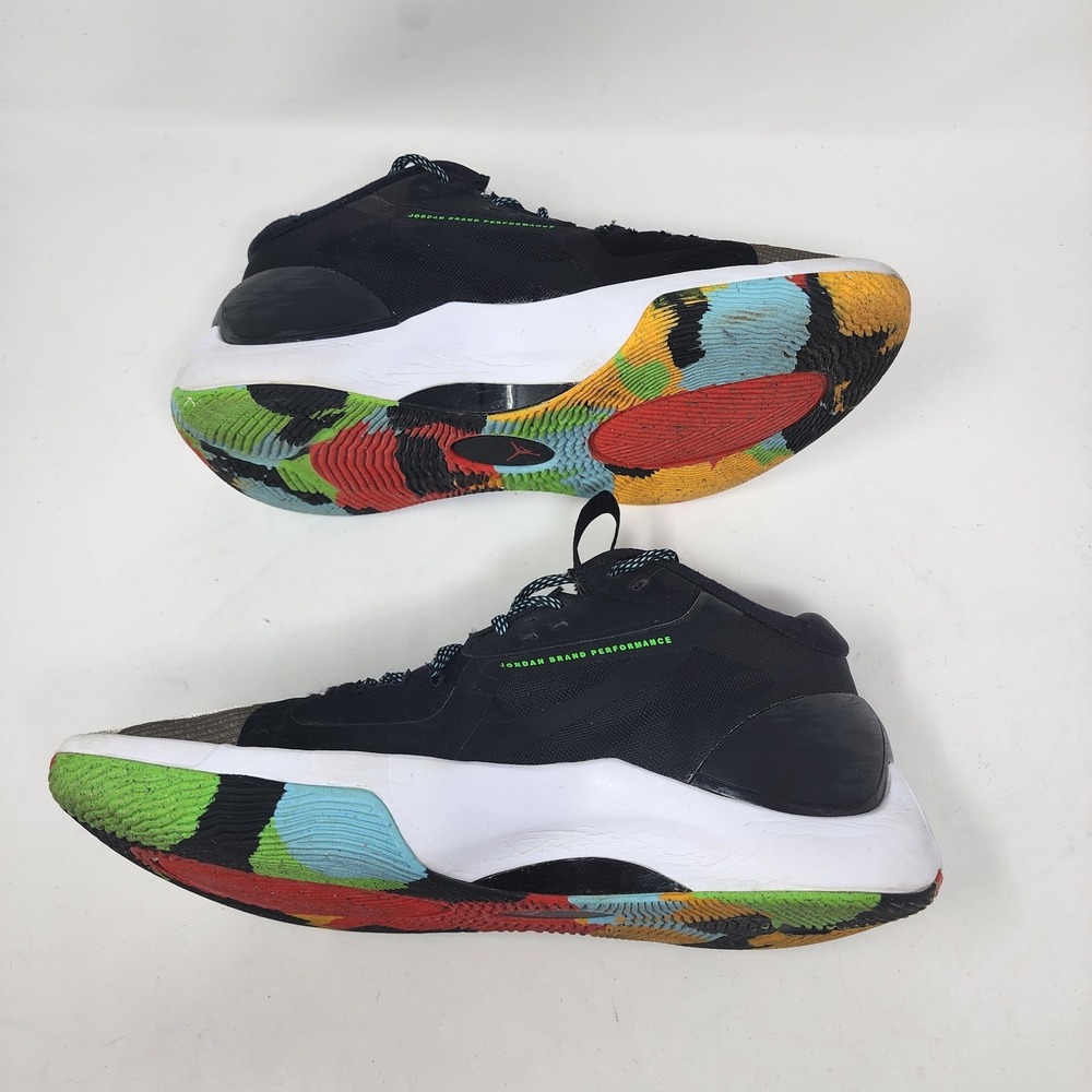Nike Air Jordan Zoom Separate Black White Green Strike Shoe Men 8.5 DH0249 030 - Picture 3 of 9